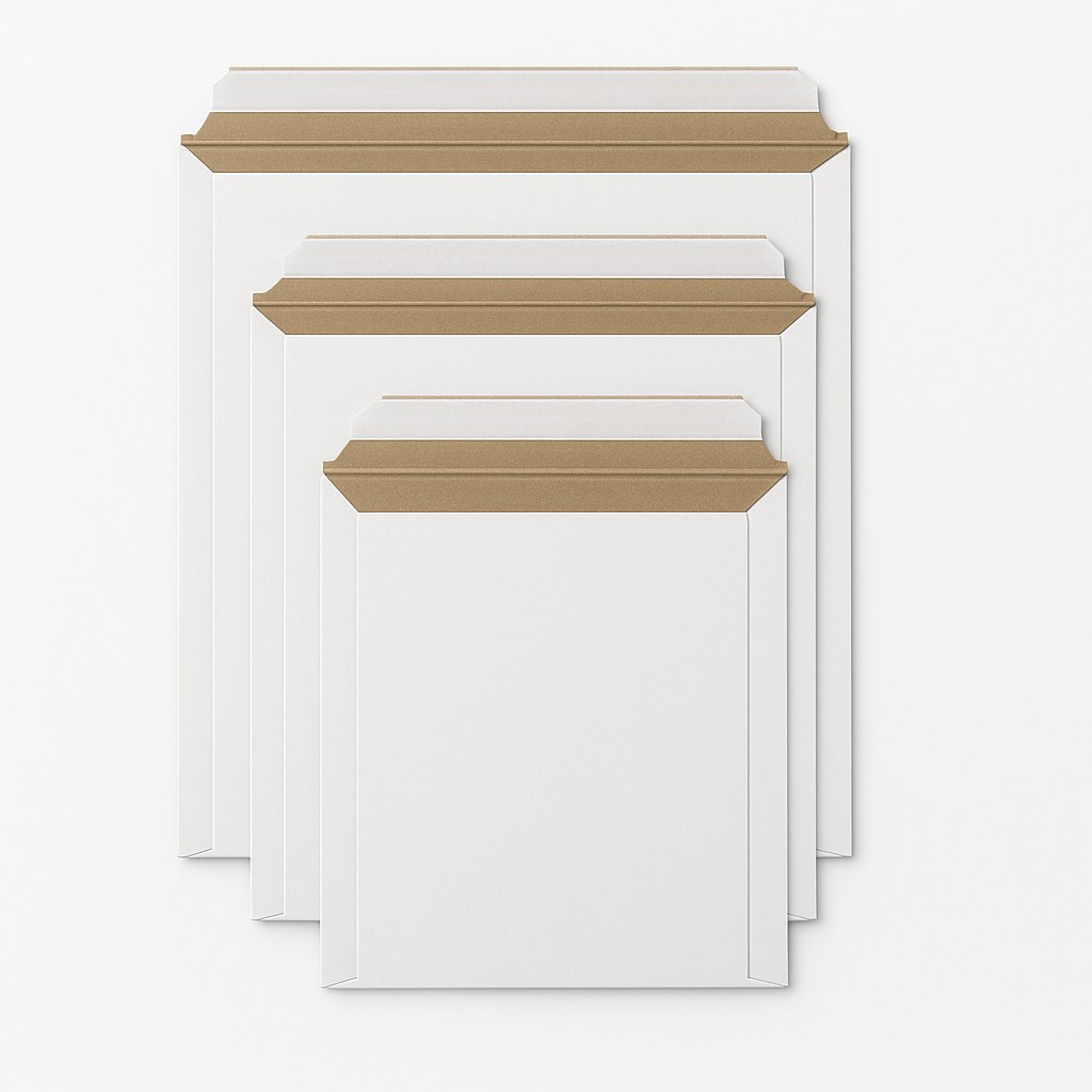 6X8" SELF-SEAL STAYFLATS #1 WHITE 100 PCS/CASE