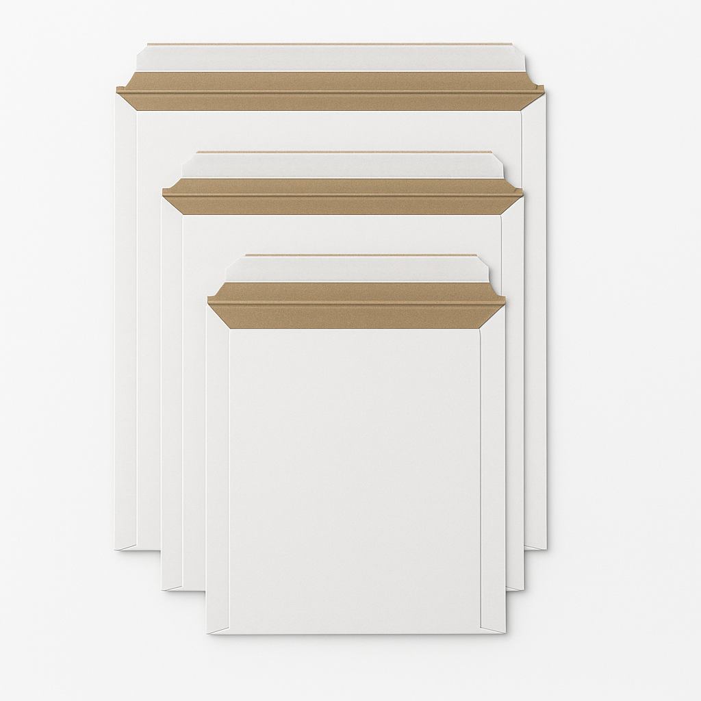 9X11.5" WHITE SELF-SEAL STAYFLATS #3 100 PCS/CASE