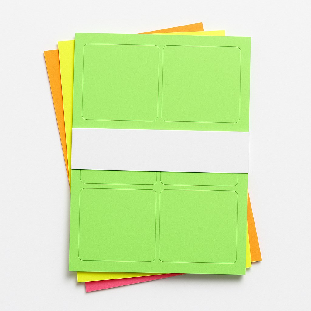 3X5 FLUORESCENT LASER/INKJET LABEL YELLOW 4/SHEET 400 SHEETS = 1600 LABELS