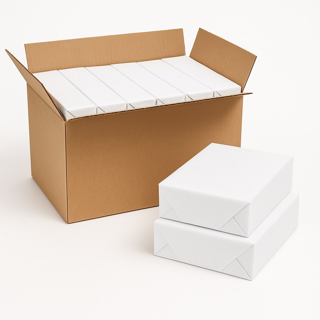 A4 COPY PAPER WHITE 500 SHEETS/REAM 10REAMS/CASE