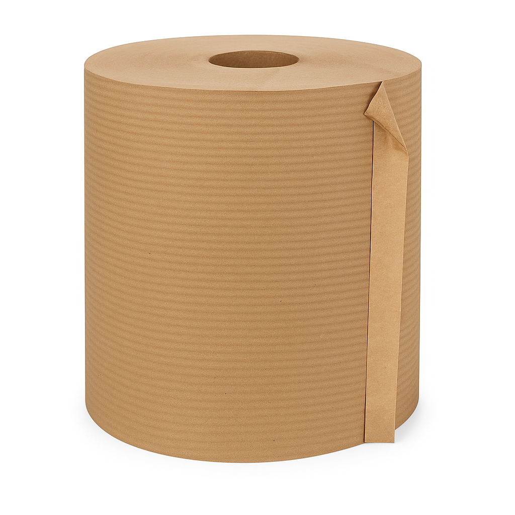 7.87X800 TOWEL ROLL RIGHT CHOICE HARD WOUND KRAFT 6/CS