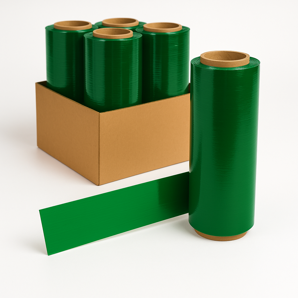 20"X5000' 80GA MACHINE STRETCH FILM CAST GREEN 40RLS/PLT