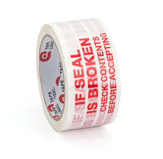 2"X110YDS TAPE - "STOP IF SEAL IS BROKEN" LOGIC®  2.2MIL 36RLS/CS