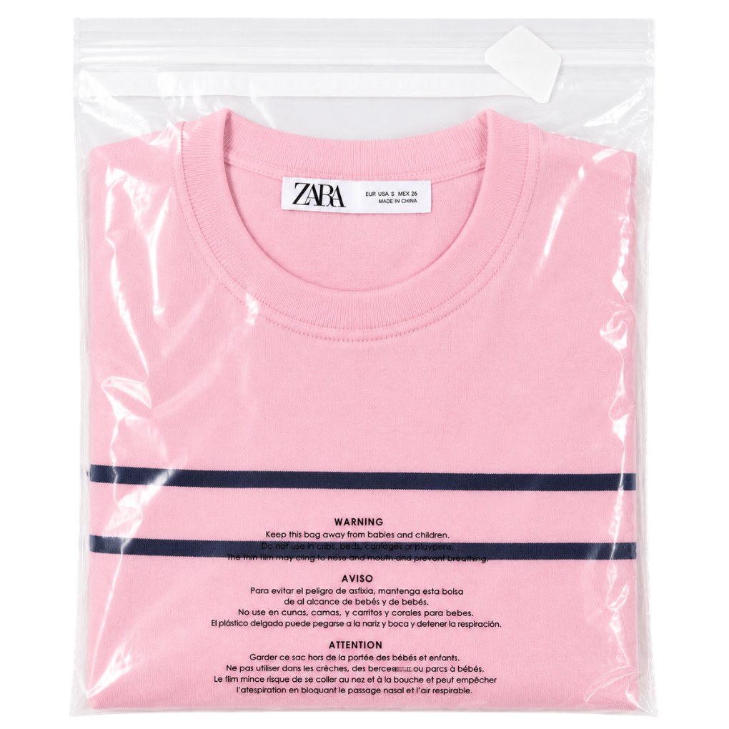 14X20 SUFFOCATION WARNING POLY BAGS 1.5MIL CLEAR 500/CS