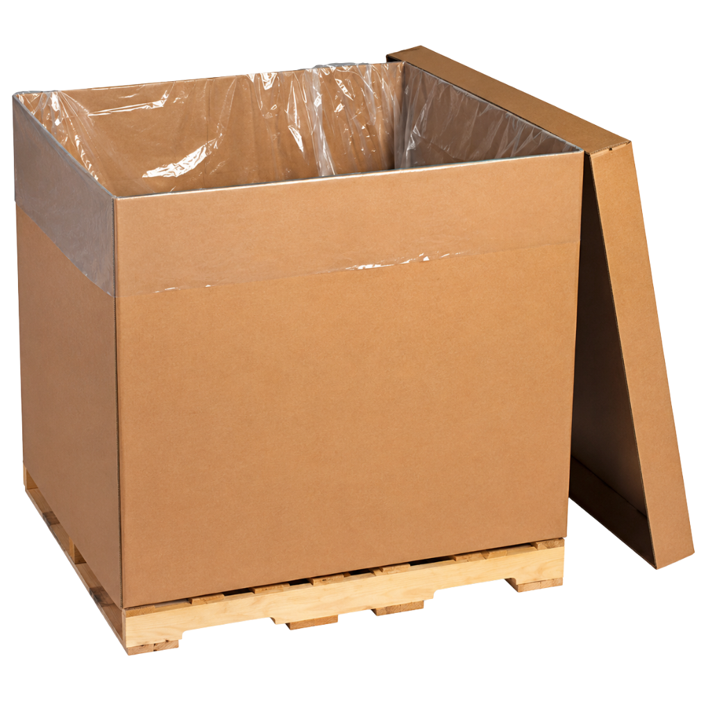48X40X75 PALLET COVERS 3MIL CLEAR 50RLS/CS