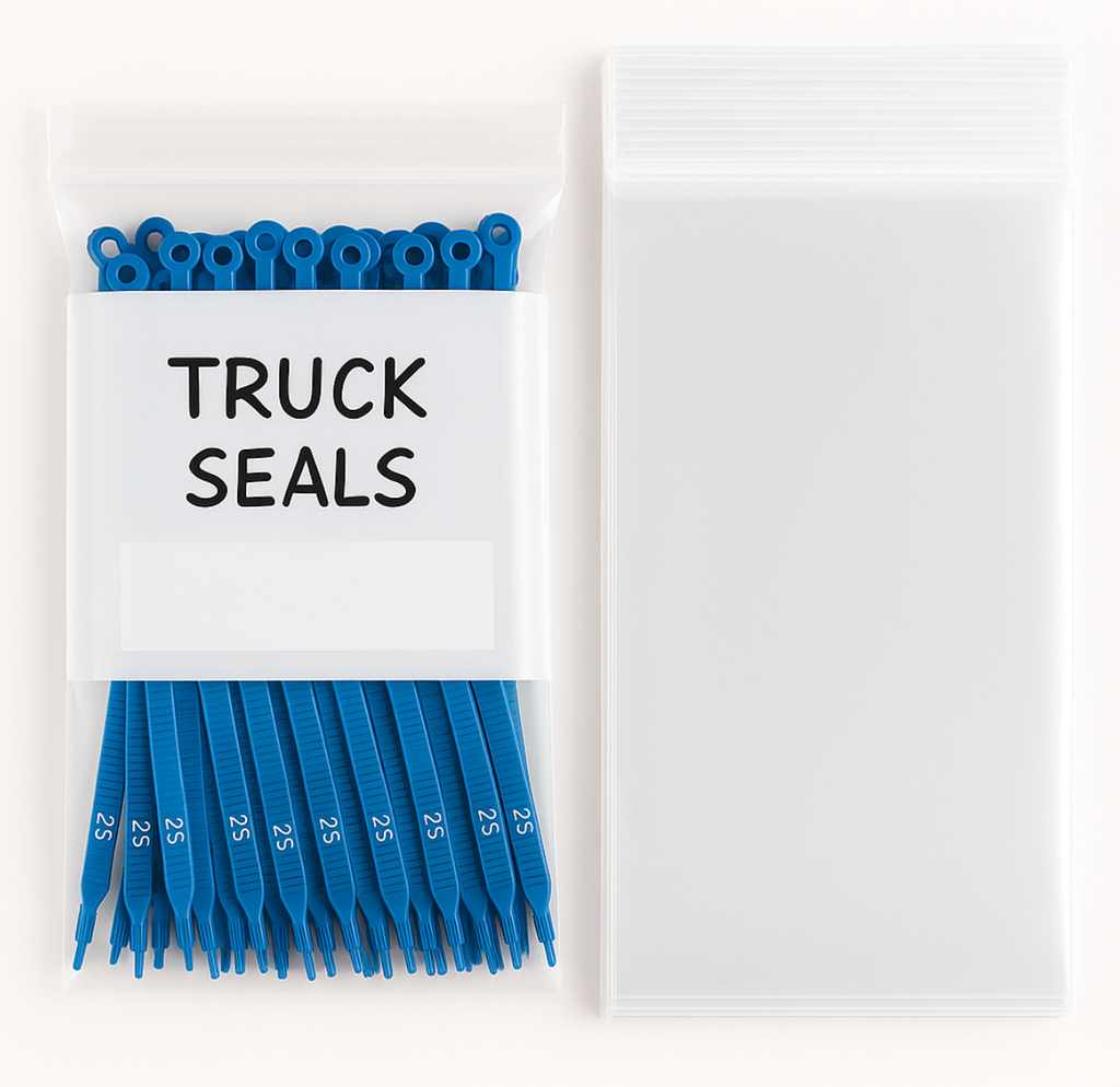 10X15  WHITE BLOCK SEAL TOP POLY BAGS 2MIL 1000/CS