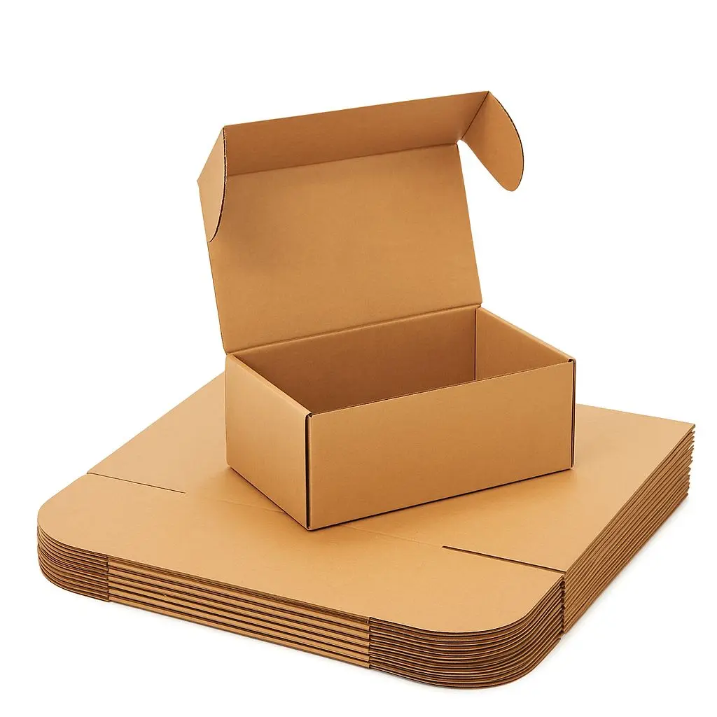 7X3X3 CORRUGATED DIE CUT MAILER KRAFT 50/BDL 