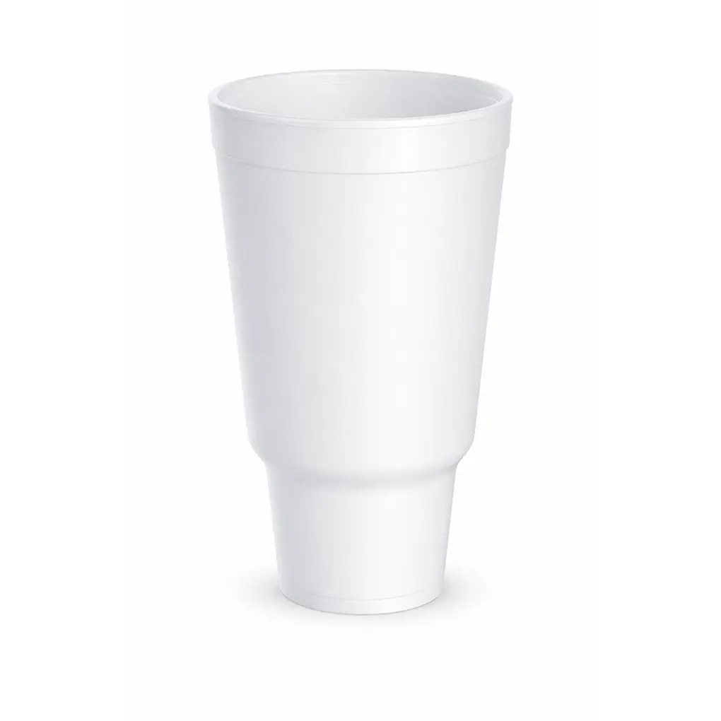 44 OZ DART PEDESTAL BASED FOAM CUPS 300/CS