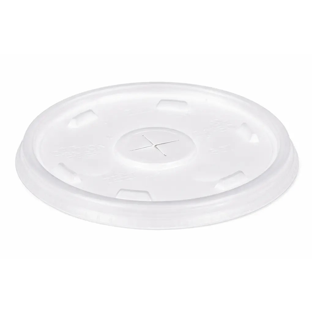 12SL DART LID WITH STRAW SLOT TRANSLUCENT 1000/CS