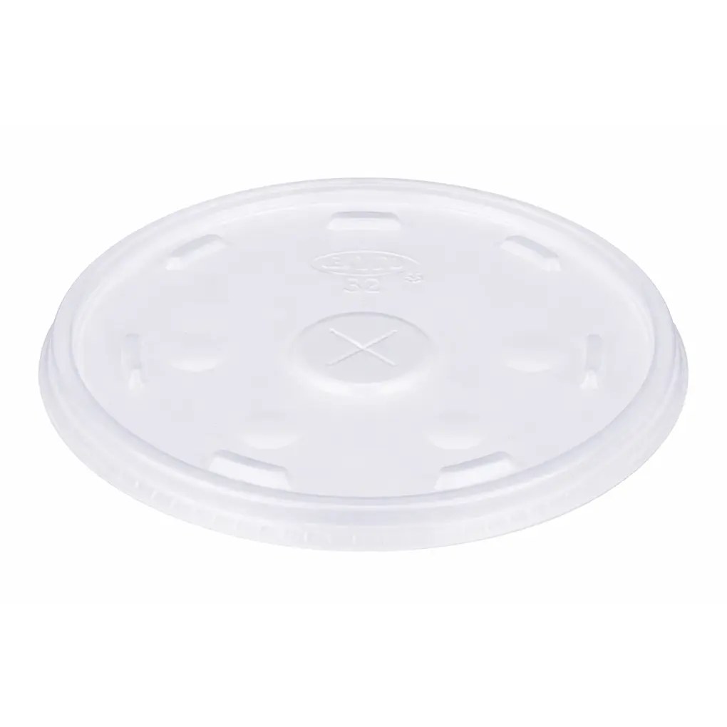 32 DART LID WITH STRAW SLOT TRANSLUCENT 500/CS