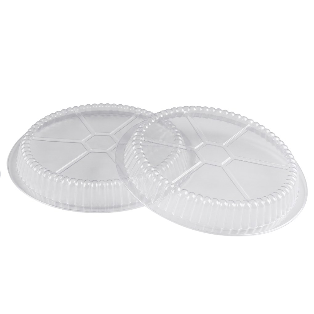 DOME LIDS- 9" ALUMINUM ROUND CONTAINER 500/CS