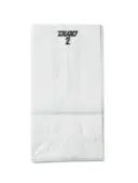 4X8 INCH 02 LB PAPER BAGS WHITE 500 /BDL