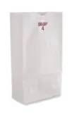 5X10 INCH 04 LB PAPER BAGS WHITE 500 /BDL