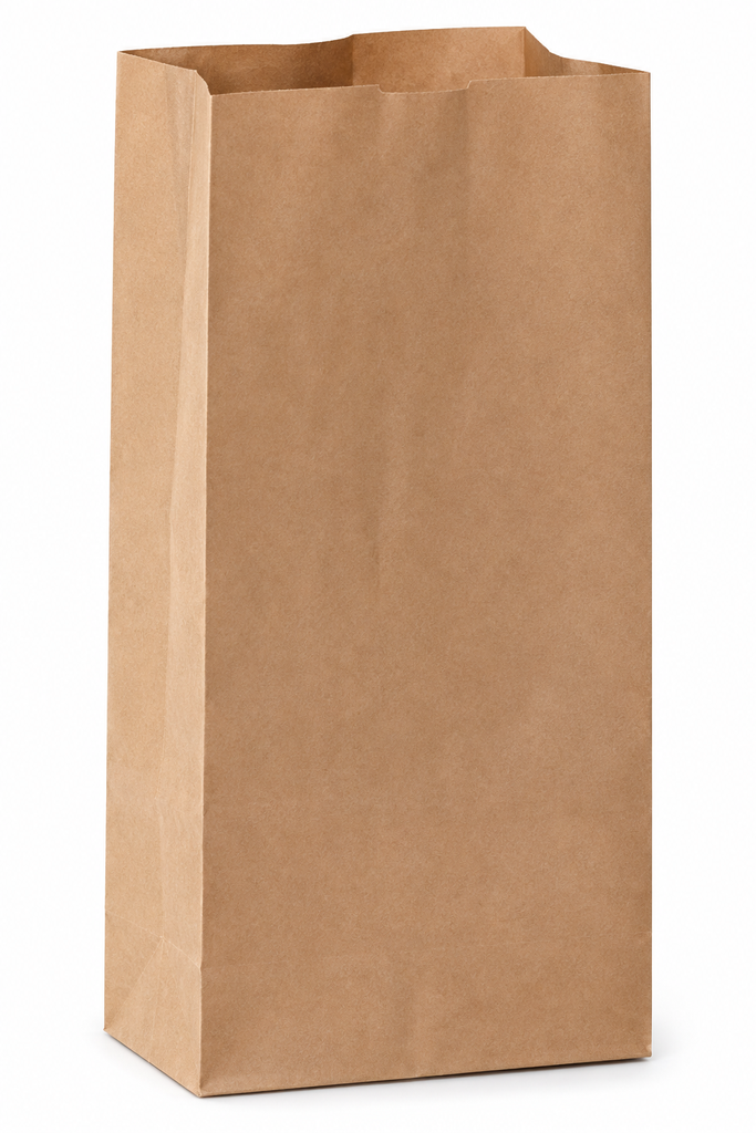 6X12.5 INCH 06 LB PAPER BAGS BROWN 500 /BDL