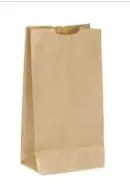 6X12.5 INCH 06 LB PAPER BAGS BROWN 500 /BDL