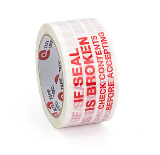 3X110YDS TAPE - "STOP IF SEAL IS BROKEN" LOGIC®  2.2MIL 24RLS/CS