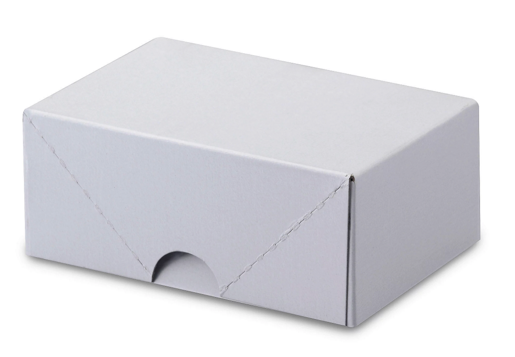 3.5X4.75X2 BUSINESS CARD BOX WHITE 100/CS