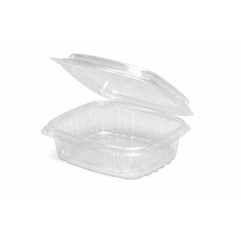 08OZ CLEAR HINGED DELI CONTAINER 200/CS