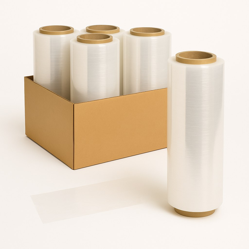 18"X1000' HAND  STRETCH FILM 115GA CLEAR 4RL/CS 48CS/PLT
