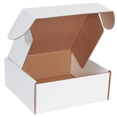 10X10X4 DELUXE LITERATURE MAILER WHITE 50/BDL