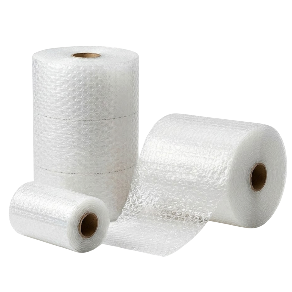 3/16"X12"X300' BUBBLE WRAP PERF-12 SLIT-12 CLEAR