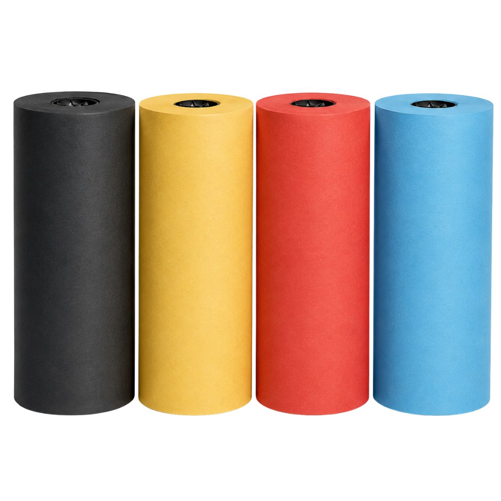 36X1000 #50 KRAFT PACKING PAPER ROLL BLACK