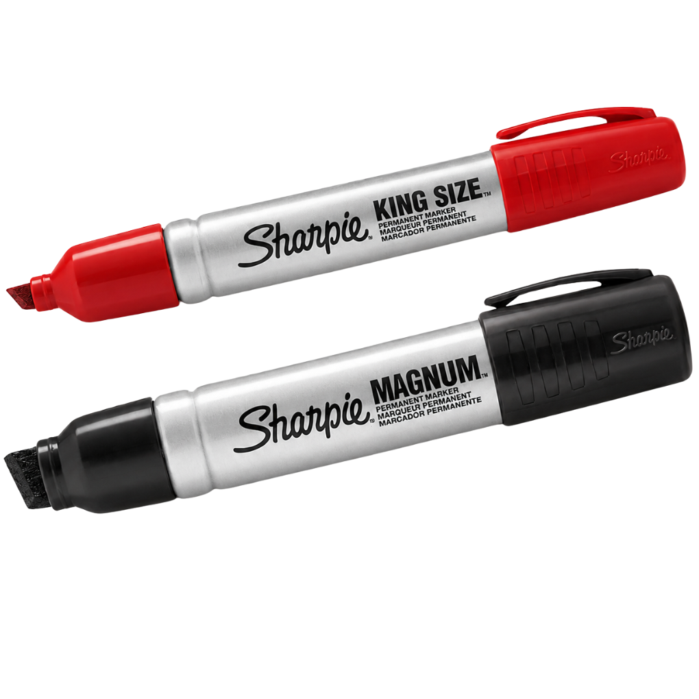 SHARPIE MAGNUM PERMANENT MARKER BLACK 12/CS