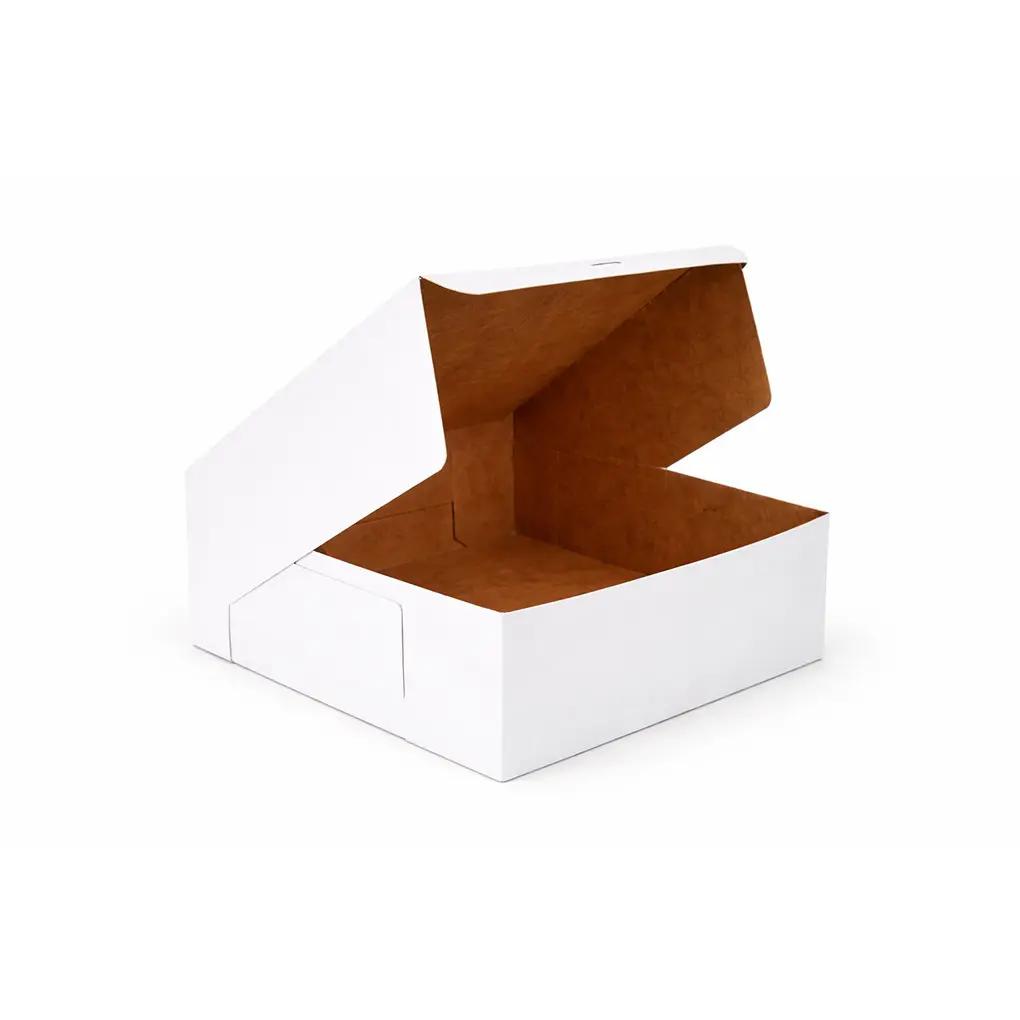 6X6X3 BAKERY BOX WHITE 100/BUNDLE