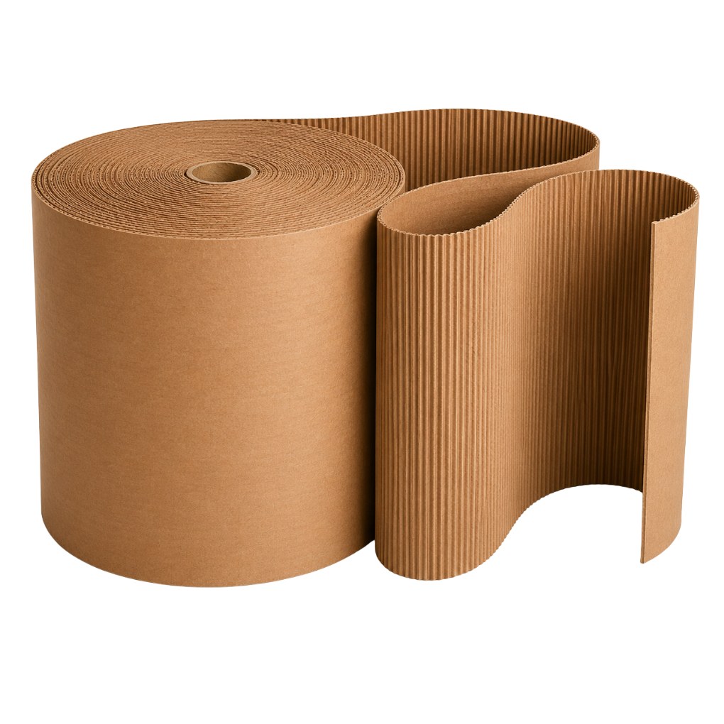 60"X250' CORRUGATED ROLL B-FLUTE SINGLE FACE 6RLS/PLT