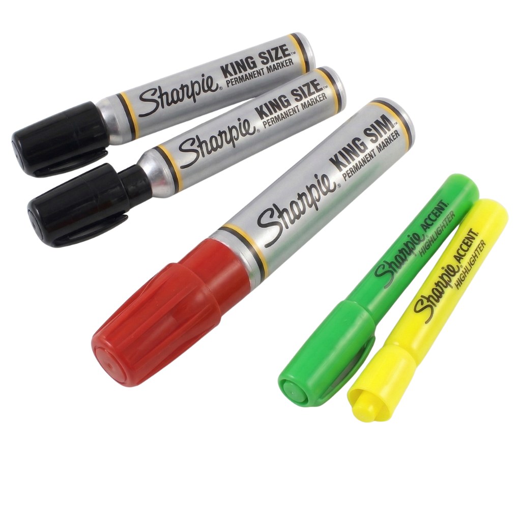 SHARPIE MAGNUM PERMANENT MARKER FINE TIP BLACK 40/CS