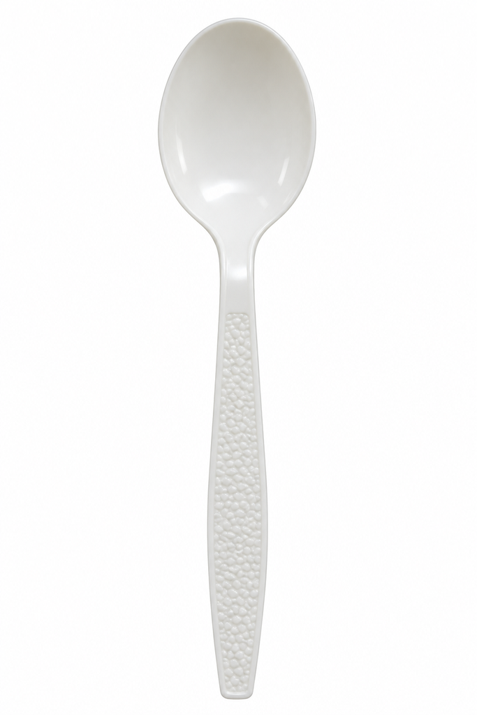 HEAVY WEIGHT SOUP SPOON WHITE 1000/CS