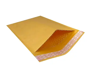6"X9.25" KRAFT BUBBLE MAILERS #0 SELF SEAL  250 PCS PER CASE/ 24 CASES PER PALLET