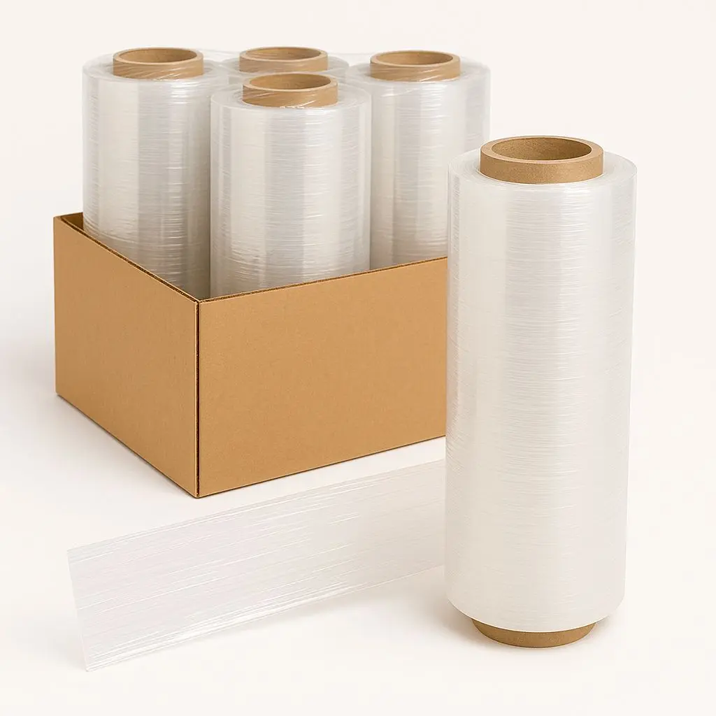 18"X1500' HAND STRETCH FILM 90GA 4RLS/CS 48CS/PLT