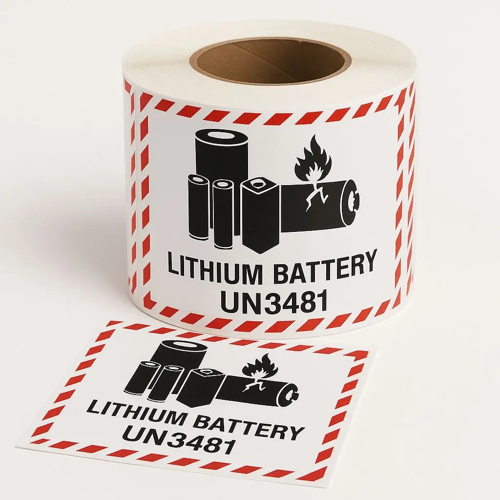 4 5/8X5 LABEL LITHIUM BATTERY HANDLING UN3481 500/RL