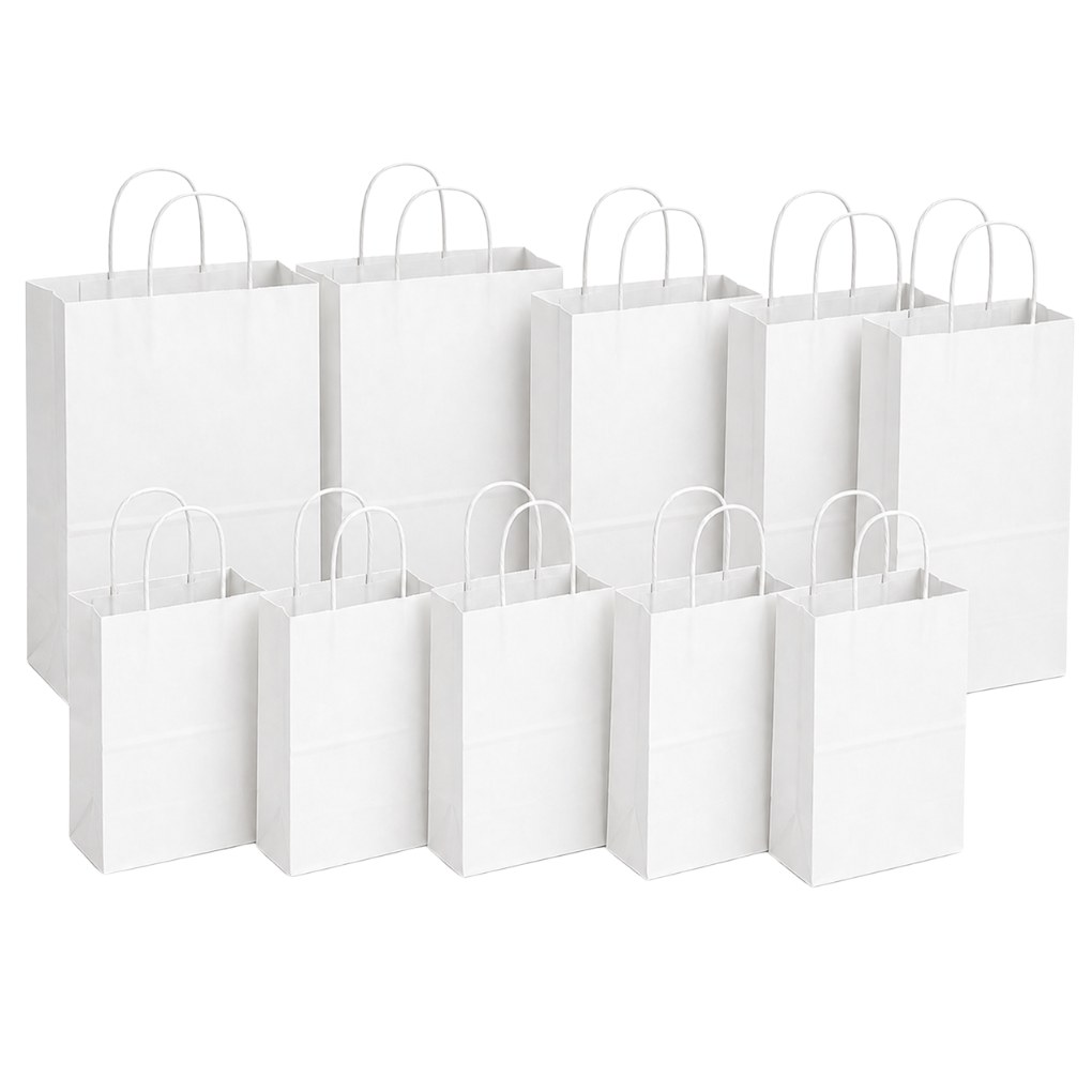 White Shopping Bags