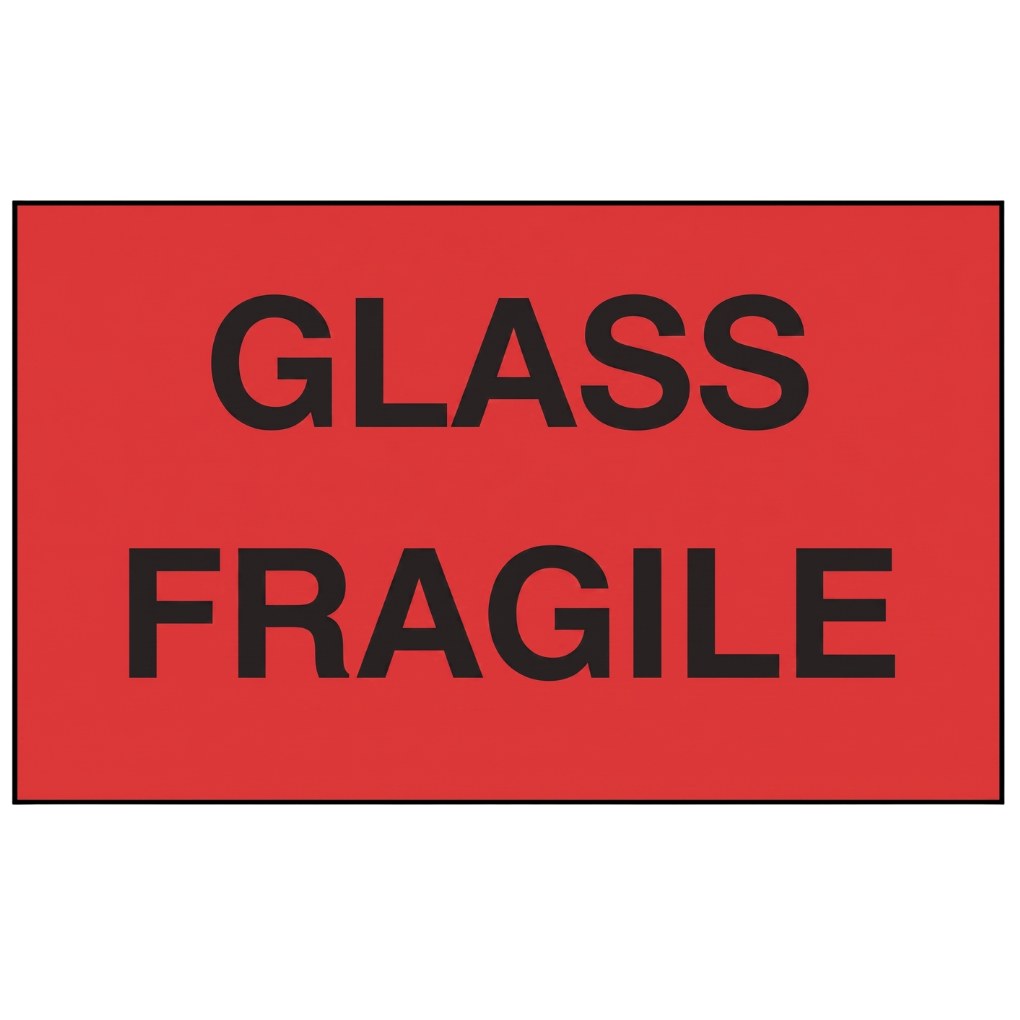 Special Handling-Fragile Label