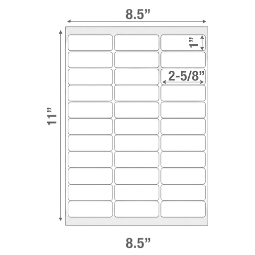 Barcode Label Sheet