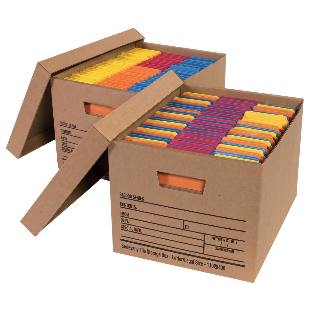 Economy Storage File Box with Lids