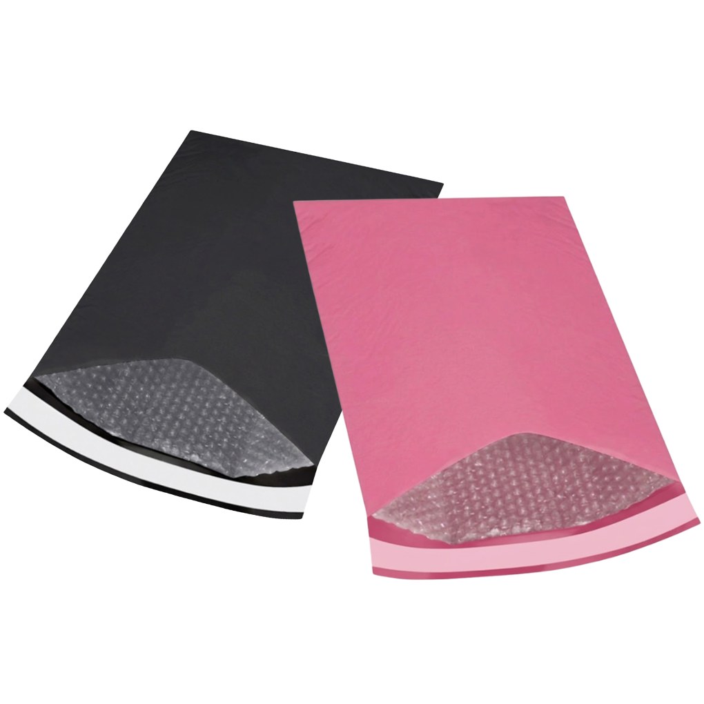 Colored Poly Bubble Mailers
