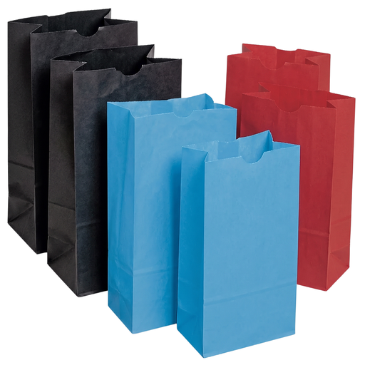 Colored Lunch Bags