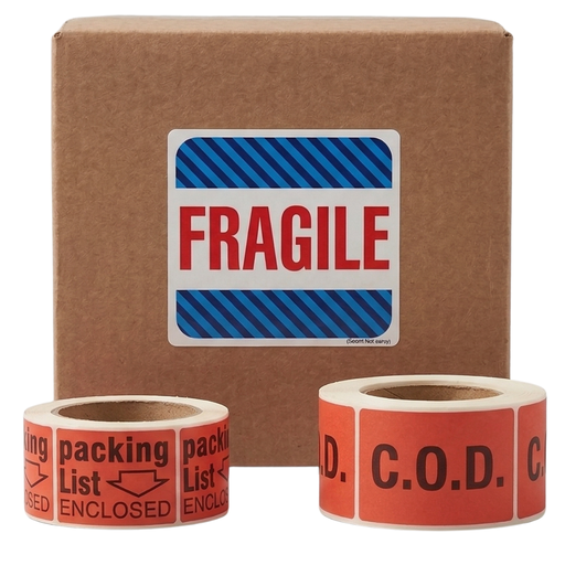 Handling, Shipping & Fragile Sticker Labels