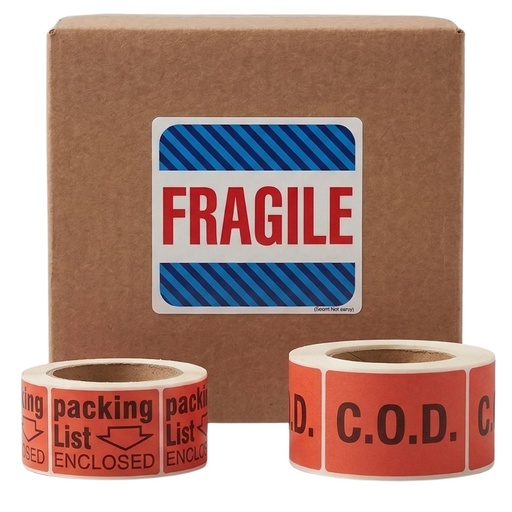 Handling, Shipping & Fragile Sticker Labels