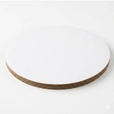 12" CORRUGATED GREASE-PROOF CAKE CIRCLE BRIGHT WHITE 100 PCS/CS