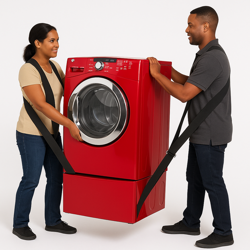 [SHOULDERDOLLY-12'600LBS] 12' SHOULDER DOLLY MOVING STRAPS 600LB CAPACITY