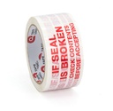 2"X110YDS TAPE - "STOP IF SEAL IS BROKEN" LOGIC®  2.2MIL 36RLS/CS