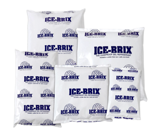 [COLDPACKS-65.751] 6X5.75X1  ICE BRIX® COLD PACKS 12oz 6/CS