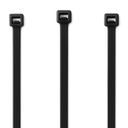 7" 40#  UV BLACK NYLON CABLE TIES 1000/CS