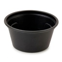 2 OZ SOUFFLE CUPS BLACK 2500/CASE