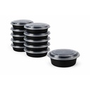 16 OZ ROUND MEAL PREP CONTAINERS WITH LID150/CASE 