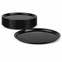 FINELINE SETTINGS 12 ROUND CATERING TRAY BLACK 25/CASE